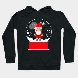 SANTA  Snowglobe Christmas Hoodie